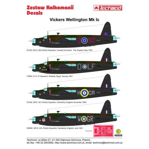 Techmod 48809 Wellington Mk Ic Techmod 48809 Wellington Mk Ic