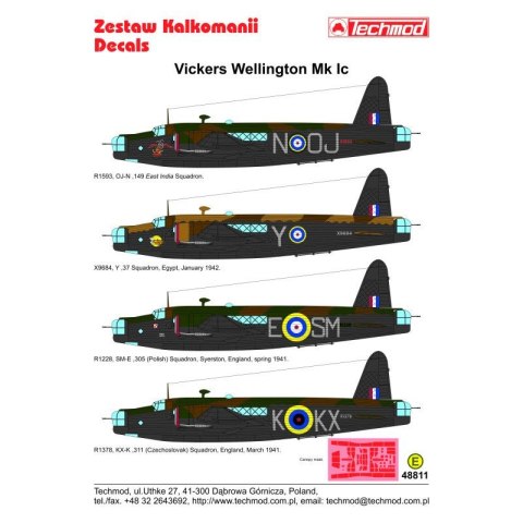 Techmod 48811 Wellington Mk Ic Techmod 48811 Wellington Mk Ic