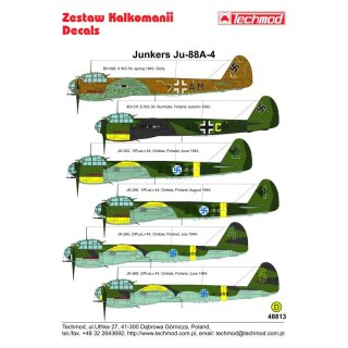 Techmod 48813 Junkers Ju-88A-4