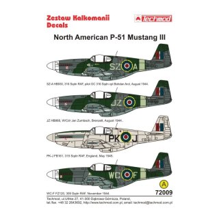 Techmod 72009 N.A. P-51C Mustang