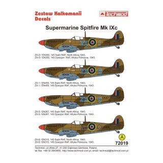 Techmod 72019 Spitfire IX