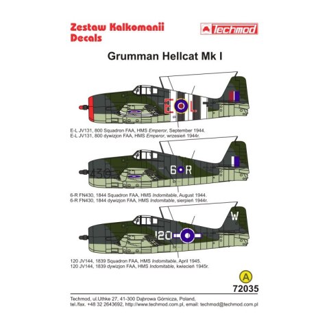 Techmod 72035 Hellcat Mk I Techmod 72035 Hellcat Mk I
