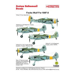 Techmod 72065 Fw-190F-8
