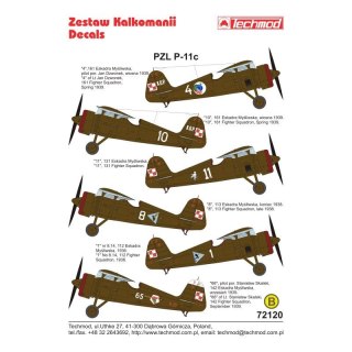 Techmod 72120 PZL P.-11c