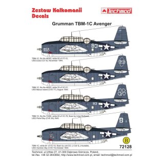 Techmod 72128 Avenger TBM-1C