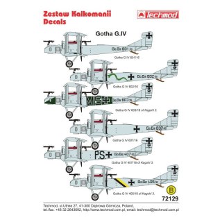 Techmod 72129 Gotha G. IV