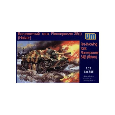 Um 355 Flammpanzer 38(T) 1/72