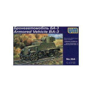 Um 364 Armored Vehicle Ba-3 1/72