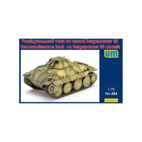 Um 484 Reconnaissance tank on Bergepanzer 38 chassis