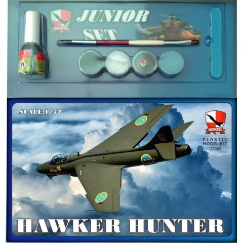 Big Model JS72009 Hawker Hunter Szwecja - zestaw Big Model JS72009 Hawker Hunter Szwecja - zestaw