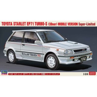 Hasegawa 20508 Toyota Starlet EP71 Turbo-S (3Door) Middle Version Super-Limited