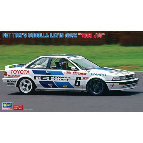 Hasegawa 20545 Fet Tom's Corolla Levin AE92 "1989 JTC"