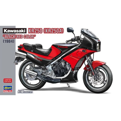 Hasegawa 21740 Kawasaki KR250 (KR250A) "Black/Red Color" (1984)