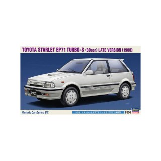 Hasegawa HC32-21132 Toyota Starlet EP71 Turbo-S (3 Door) Late Version