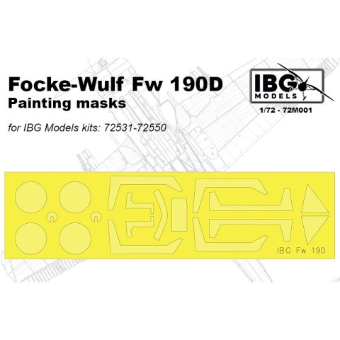 IBG 72M001 Focke-Wulf Fw 190D Painting Masks