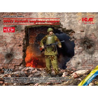 ICM 16013 WW2 Soviet assault engineer-sapper (100% new molds)