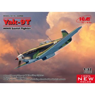 ICM 32090 Yak-9T, WWII Soviet fighter (100% new molds)