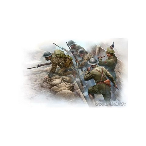 Mb 35114 British Infantry Before Attack WWI Mb 35114 British Infantry Before Attack WWI