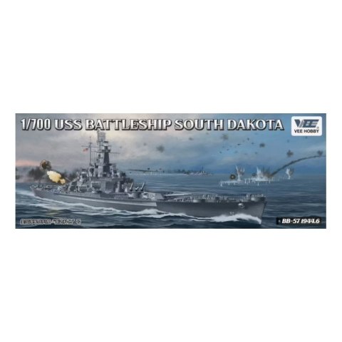 Vee Hobby V57005 1/700 USS Battleship South Dakota BB-57 1944.6