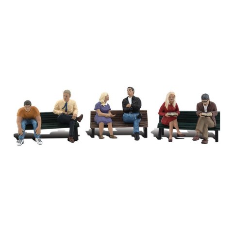 Woodland WA1924 H0 People On Benches Woodland WA1924 H0 People On Benches