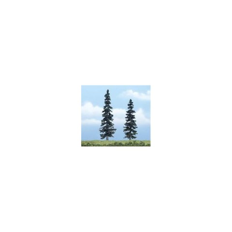 Woodland WTR1621 4 5" Spruce Tree 2/Pkg