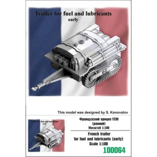 Zebrano Z100-064 French trailer for fuel and lubricants (early)