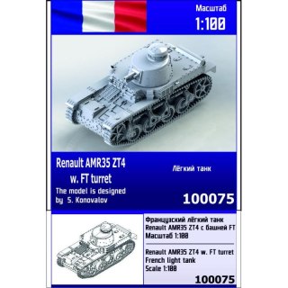 Zebrano Z100-075 Renault AMR35 ZT4 w. FT turret