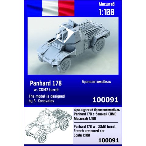 Zebrano Z100-091 Panhard 178 w. CDM2 turret Zebrano Z100-091 Panhard 178 w. CDM2 turret