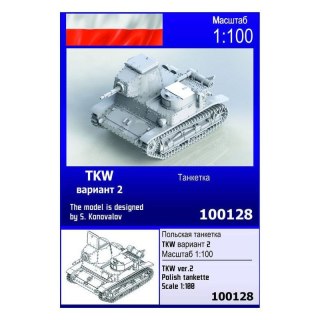 Zebrano Z100-128 TKW ver.2 Polish tankette