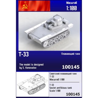 Zebrano Z100-145 T-33 Soviet Amfibious Tank
