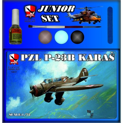 Big Model JS72017 PZL P-23B Karaś 64 Eskadra- zestaw Big Model JS72017 PZL P-23B Karaś 64 Eskadra- zestaw