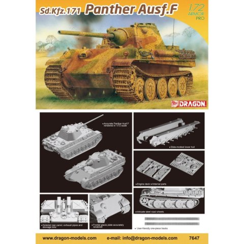 Dragon 7647 Sd.Kfz.171 Panther Ausf.F Dragon 7647 Sd.Kfz.171 Panther Ausf.F