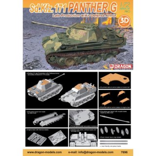 Dragon 7696 Sd.Kfz. 171 Panther G Late Production w/Air Defence Armor