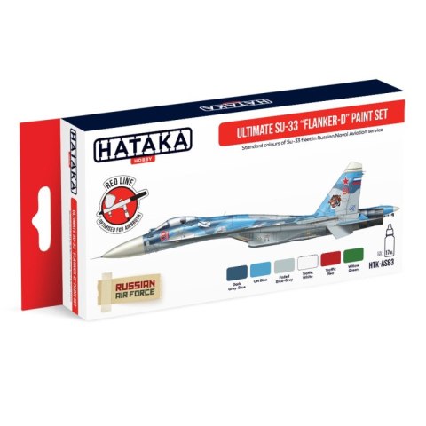 Hataka AS83 Ultimate Su33 Flanker D paint set Hataka AS83 Ultimate Su33 Flanker D paint set