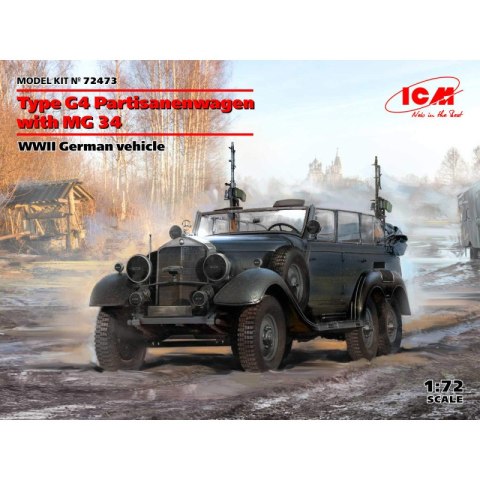 ICM 72473 Type G4 Partisanenwagen with MG 34, WWII German vehicle