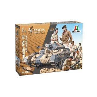 Italeri 6592 1/35 Crusider Mk.III with British Tank Crew