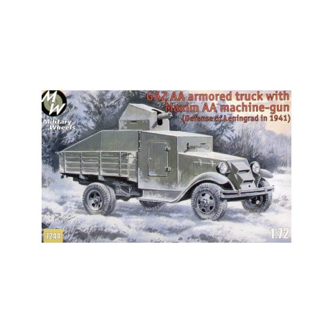 Military Wheels 7244 Gaz Aa W/Maxim