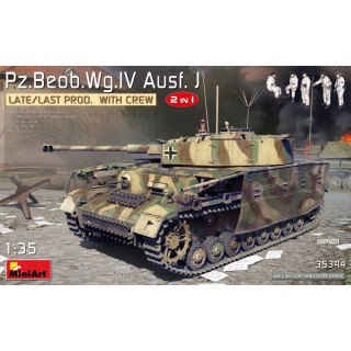 Mini Art 35344 PzBeob.Wg IV ausf.J late w/crew