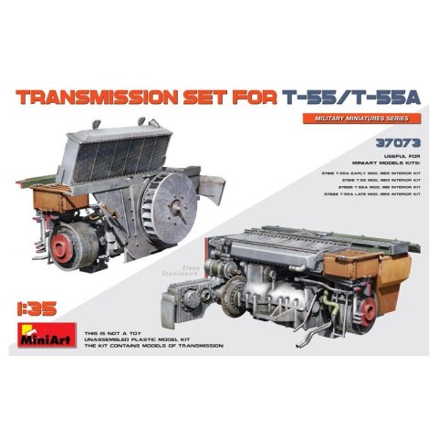 Mini Art 37073 Transmission set for T-55/T-55A