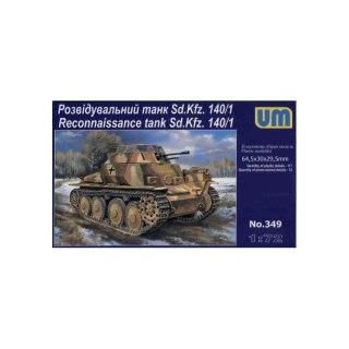 Um 349 Recon. Tank Sdkfz 140/1 1/72