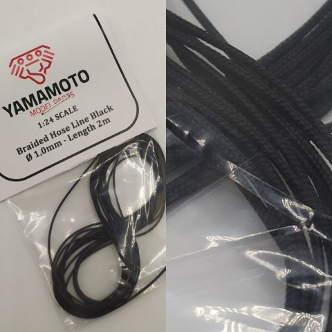 Yamamoto YMPTUN69 Braided Hose Line Black 1,0mm 2m Yamamoto YMPTUN69 Braided Hose Line Black 1,0mm 2m