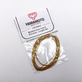 Yamamoto YMPTUN76 Braided Hose Line Gold 0,4mm 2m