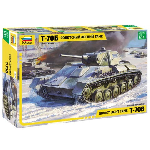 Zvezda 3631 Soviet Tank T-70 1/35 Zvezda 3631 Soviet Tank T-70 1/35