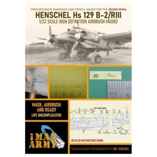 1 Man Army 32DET052 Henschel Hs 129 B-2/RIII