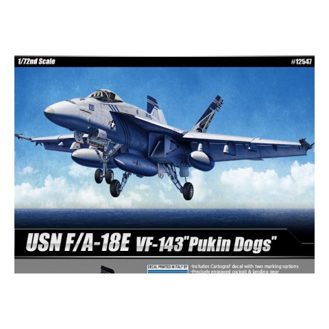 Academy 12547 USN F/A-18E VFA-143 Pukin Dogs - 1/72