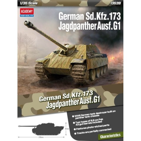 Academy 13539 German Sd.Kfz. 173 Jagdpanther Ausf. G1