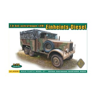 Ace 72578 Einheints-Diesel 2,5t 6x6 Lastkraftwagen