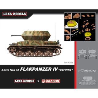 Dragon 7535 Lexa Models 002 3.7cm Flak 43 Flakpanzer IV "Ostwind"