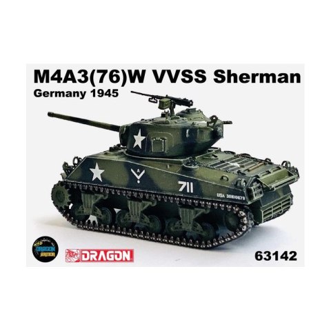 Dragon Armor 63142 M4A3(76)W VVSS Sherman Germany 1945