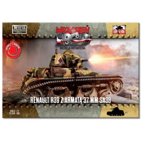 First To Fight PL096 - Renault R39 with cannon SA38 First To Fight PL096 - Renault R39 with cannon SA38